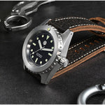 Men's Stainless Steel Diving Automatic Mechanical Sports Watch