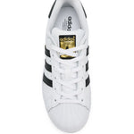 adidas Superstar White/Black/Gold Sneakers