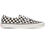 Vans Black And White Ua Classic Lace-Up Dx Check Cotton Sneakers