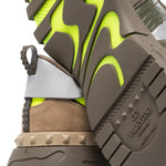 Valentino Garavani Rockrunner Camouflage-Print Leather Sneakers