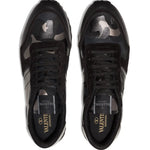 Valentino Garavani Rockrunner Camouflage-Print Sneakers
