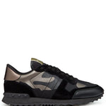 Valentino Garavani Rockrunner Camouflage-Print Sneakers