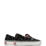 Vans X Supreme Slip-On Pro Black Hole Punch Denim Sneakers