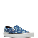 Vans X Supreme Slip-On Pro Blue Hole Punch Denim Sneakers