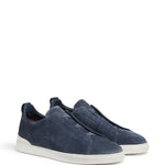 Zegna Triple Stitch Slip-On Sneakers