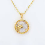 cmoonry 12 Colors CZ Constellations Necklace For Women Men & Girl Cubic Zirconia Horoscope Zodiac Sign Necklace Lucky Jewelry