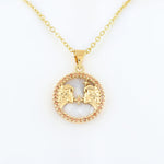cmoonry 12 Colors CZ Constellations Necklace For Women Men & Girl Cubic Zirconia Horoscope Zodiac Sign Necklace Lucky Jewelry