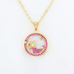 cmoonry 12 Colors CZ Constellations Necklace For Women Men & Girl Cubic Zirconia Horoscope Zodiac Sign Necklace Lucky Jewelry