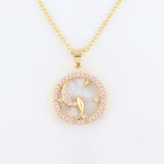 cmoonry 12 Colors CZ Constellations Necklace For Women Men & Girl Cubic Zirconia Horoscope Zodiac Sign Necklace Lucky Jewelry