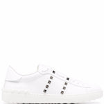 Valentino Garavani Rockstud Untitled Leather Sneakers