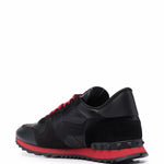 Valentino Garavani Camouflage Noir Rockrunner Sneakers