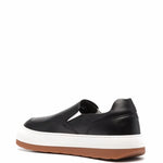 Sunnei Panelled Slip-On Leather Sneakers
