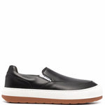 Sunnei Panelled Slip-On Leather Sneakers