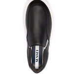Sunnei Panelled Slip-On Leather Sneakers