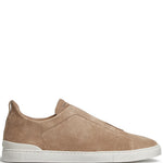 Zegna Triple Stitch Slip-On Sneakers