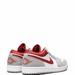 Air Jordan 1 Low Se White/Grey/Red Sneakers