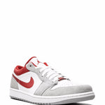 Air Jordan 1 Low Se White/Grey/Red Sneakers