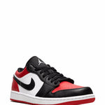 Air Jordan 1 Low Bred Toe Sneakers