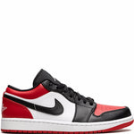 Air Jordan 1 Low Bred Toe Sneakers