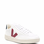 Veja V-12 Panelled Lace-Up Sneakers