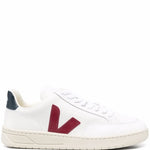 Veja V-12 Panelled Lace-Up Sneakers