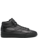 Santoni High-Top Lace-Up Sneakers