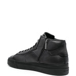 Santoni High-Top Lace-Up Sneakers