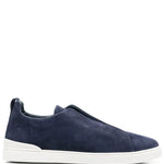 Zegna Slip-On Suede Sneakers