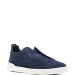 Zegna Slip-On Suede Sneakers