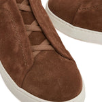 Zegna Suede Low-Top Sneakers