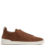 Zegna Suede Low-Top Sneakers