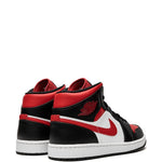 Air Jordan 1 Mid Bred Toe Sneakers