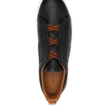 Zegna Triple Stitch Low-Top Sneakers