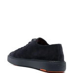 Santoni Low-Top Suede Sneakers