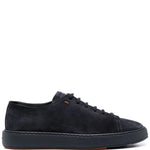 Santoni Low-Top Suede Sneakers