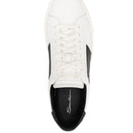 Santoni Leather Low-Top Sneakers