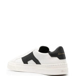 Santoni Leather Low-Top Sneakers