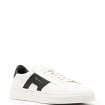 Santoni Leather Low-Top Sneakers