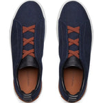 Zegna Triple Stitch Denim Sneakers