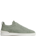 Zegna Triple Stitch Suede Sneakers