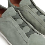 Zegna Triple Stitch Suede Sneakers