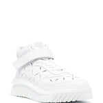 Versace High-Top Leather Sneakers