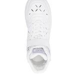 Versace High-Top Leather Sneakers
