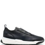 Santoni Low-Top Leather Sneakers