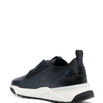 Santoni Low-Top Leather Sneakers