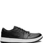 Air Jordan 1 Golf Low Black Croc Sneakers