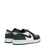 Air Jordan 1 Low G White/Black/Noble Green/Pollen Sneakers