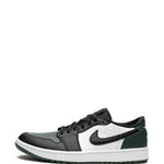 Air Jordan 1 Low G White/Black/Noble Green/Pollen Sneakers