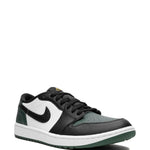 Air Jordan 1 Low G White/Black/Noble Green/Pollen Sneakers