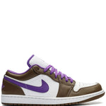 Air Jordan 1 Low Purple Mocha Sneakers